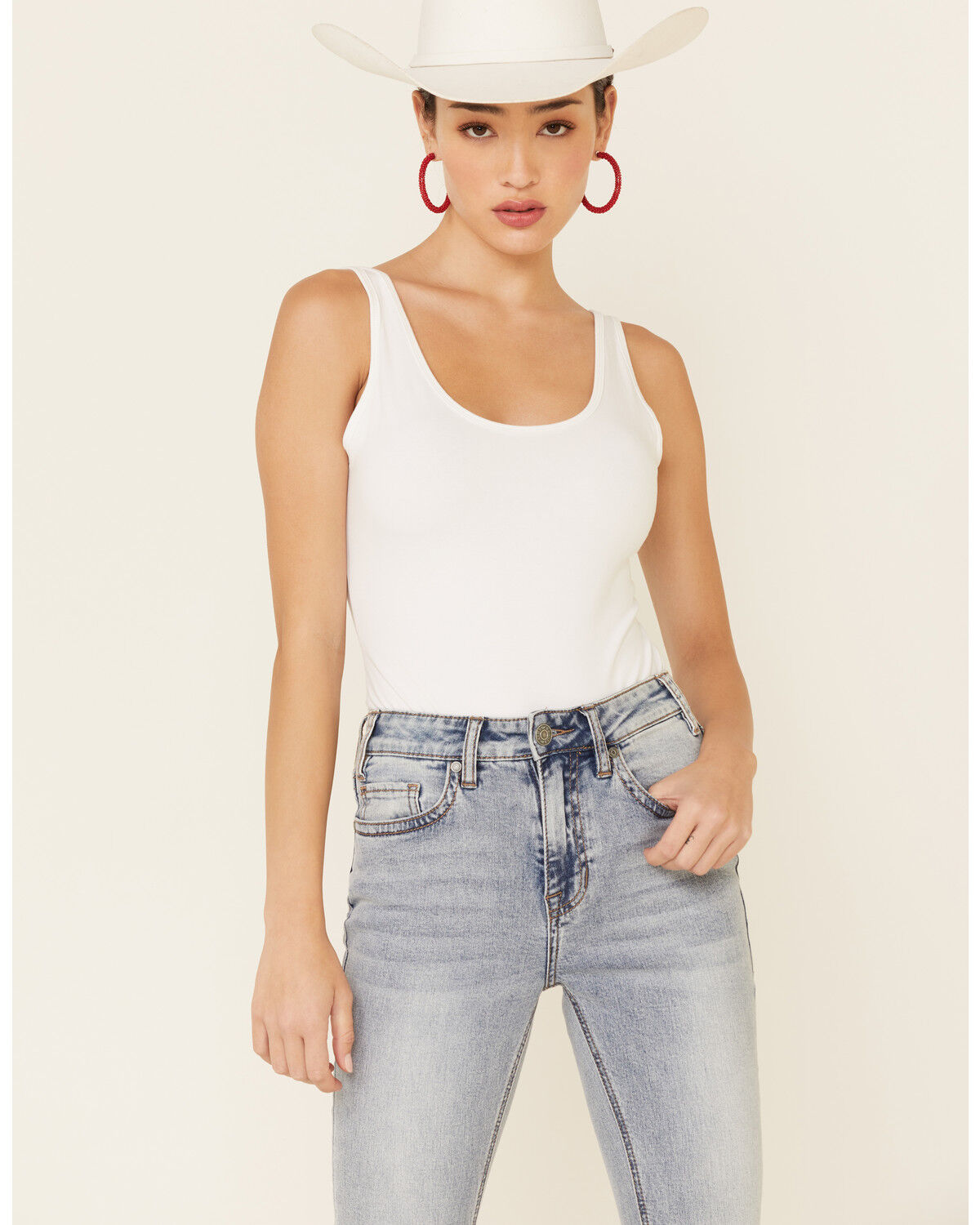 Image #2 - Rock & Roll Denim Women's Frayed Hem Bell Bottom Jeans, , hi-res