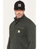 Image #2 - Carhartt Men's Wayland 1/4 Zip Sweater, Green, hi-res