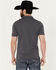 Hooey Men's Hot-Shot Polo, Dark Grey, hi-res