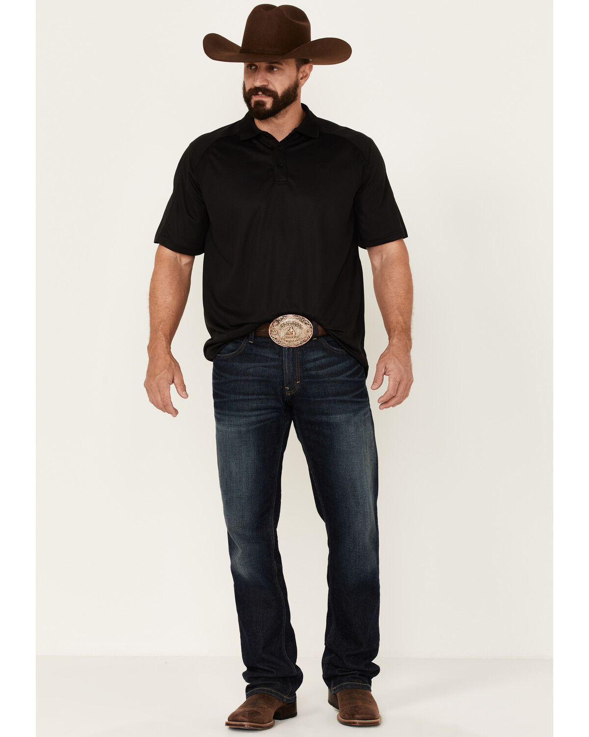 Image #2 - Ariat Men's AC VentTEK Short Sleeve Polo Shirt, , hi-res