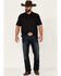 Image #2 - Ariat Men's AC VentTEK Short Sleeve Polo Shirt, Black, hi-res