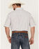 Image #4 - George Strait by Wrangler Men's Small Plaid Print Button Down Western Shirt , Rose, hi-res