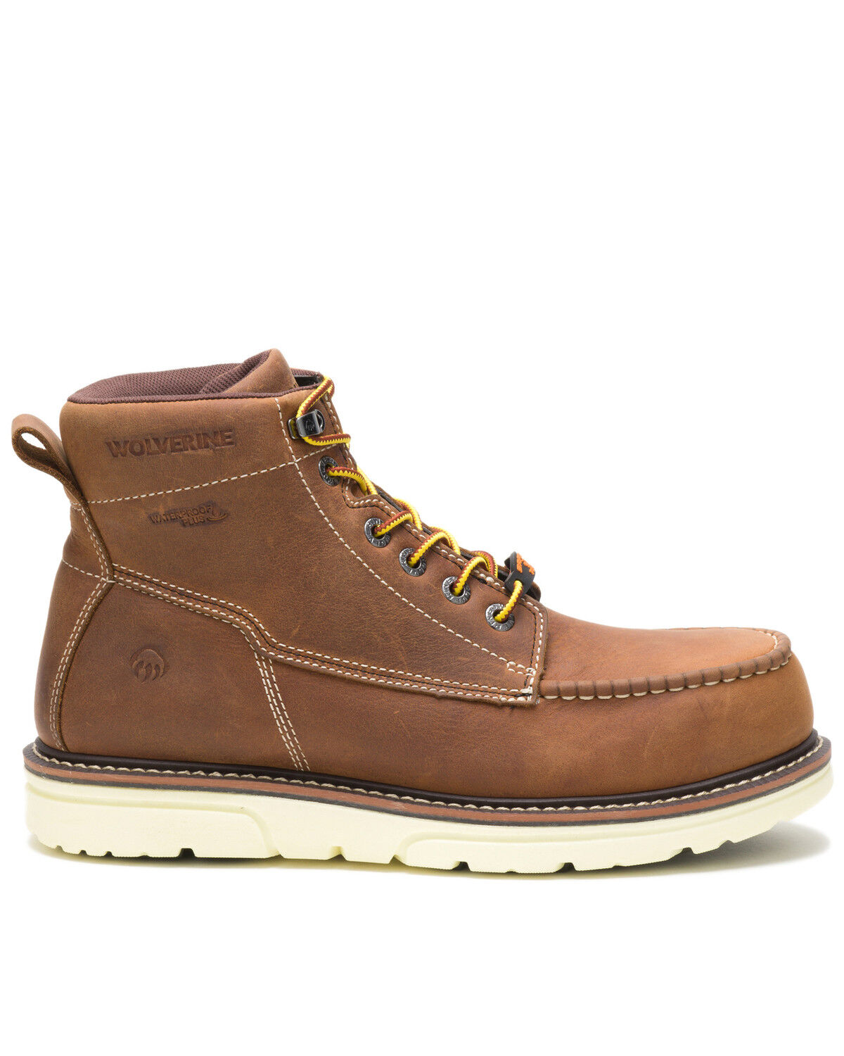 Image #2 - Wolverine Men's Tan I-90 Durashocks Work Boots - Soft Toe, Tan, hi-res
