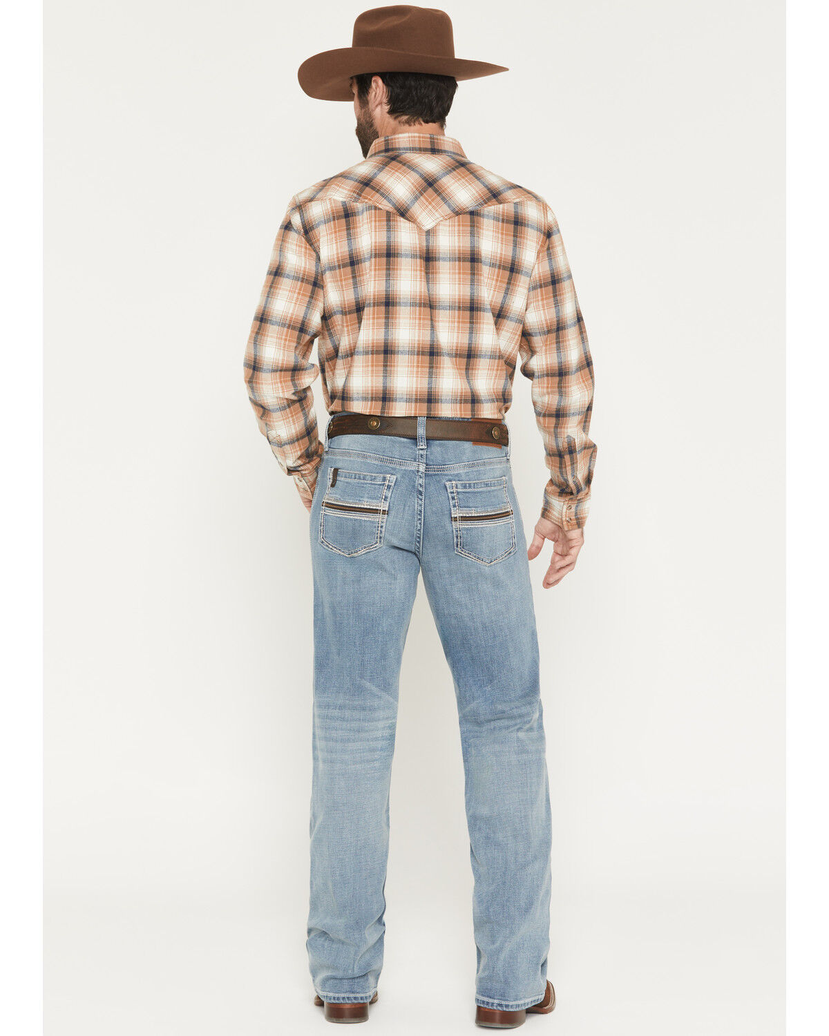 Image #3 - Cody James Men's Cooper Wash Duke Relaxed Bootcut Stretch Denim Jeans, Medium Wash, hi-res