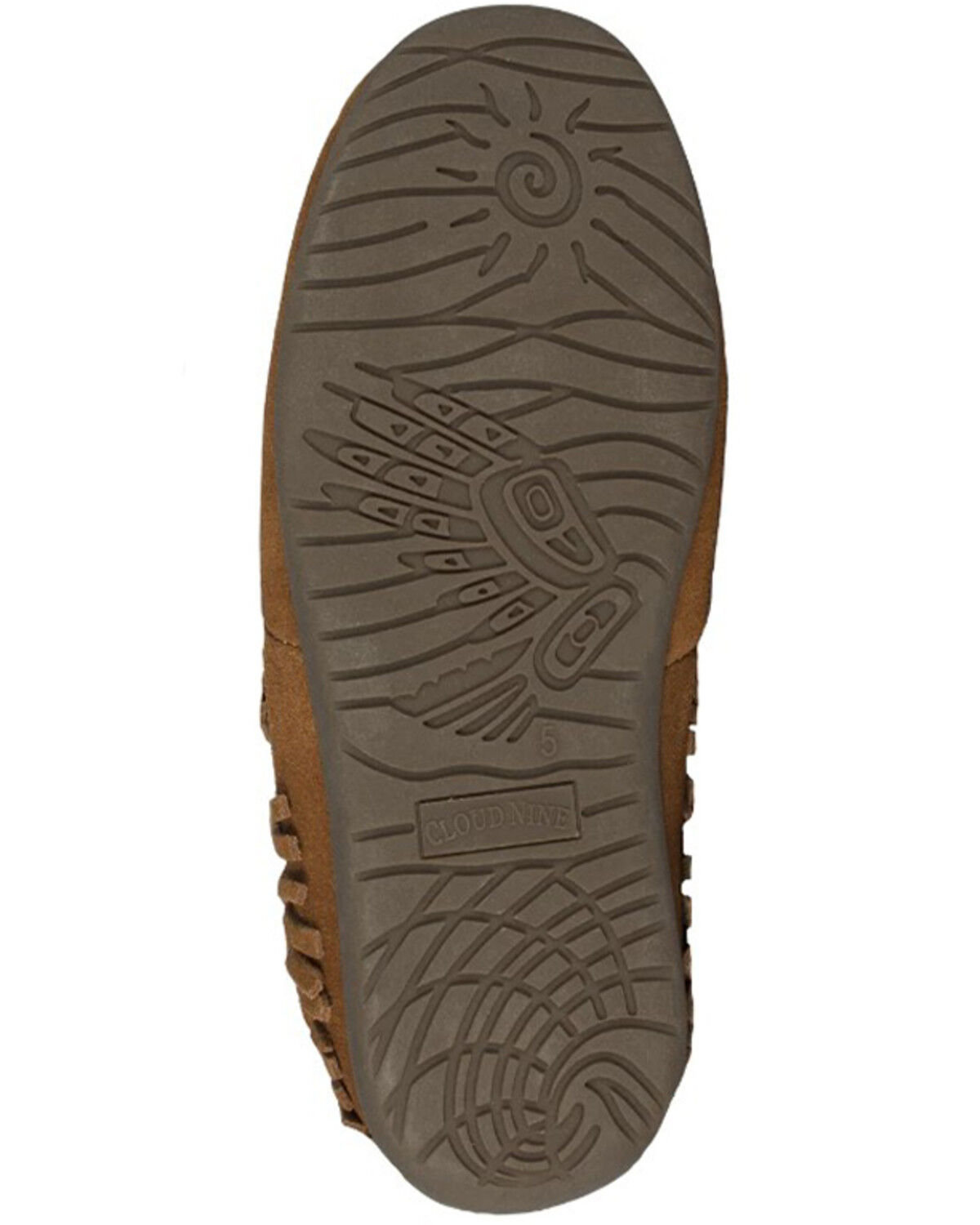 Image #6 - Cloud Nine Women's Shayla Sheepskin Moccasins, Chestnut, hi-res