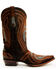 Image #2 - Corral Men's Overlay And Embroidered Western Boots - Snip Toe, Brown, hi-res