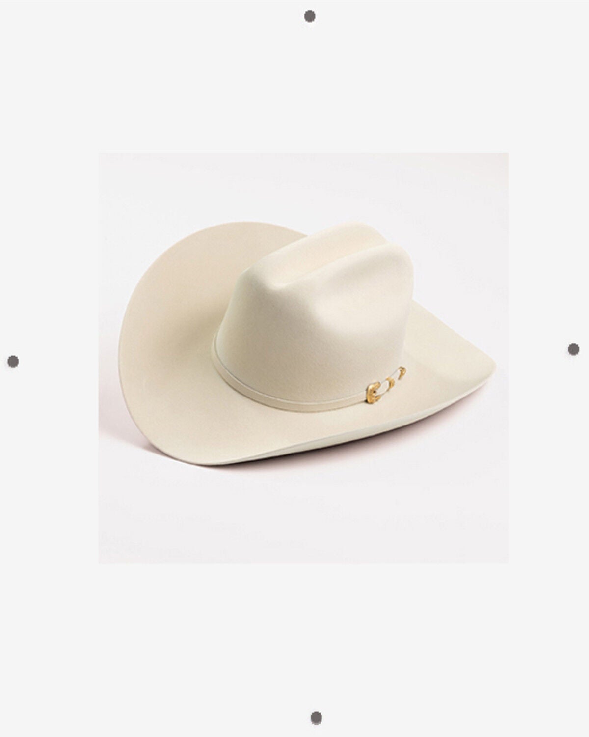 Larry Mahan Opulento 30X Felt Cowboy Hat, Silver Belly, hi-res