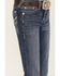 Image #2 - Ariat Girls' Esmeralda Dresden Bootcut Jeans, Blue, hi-res