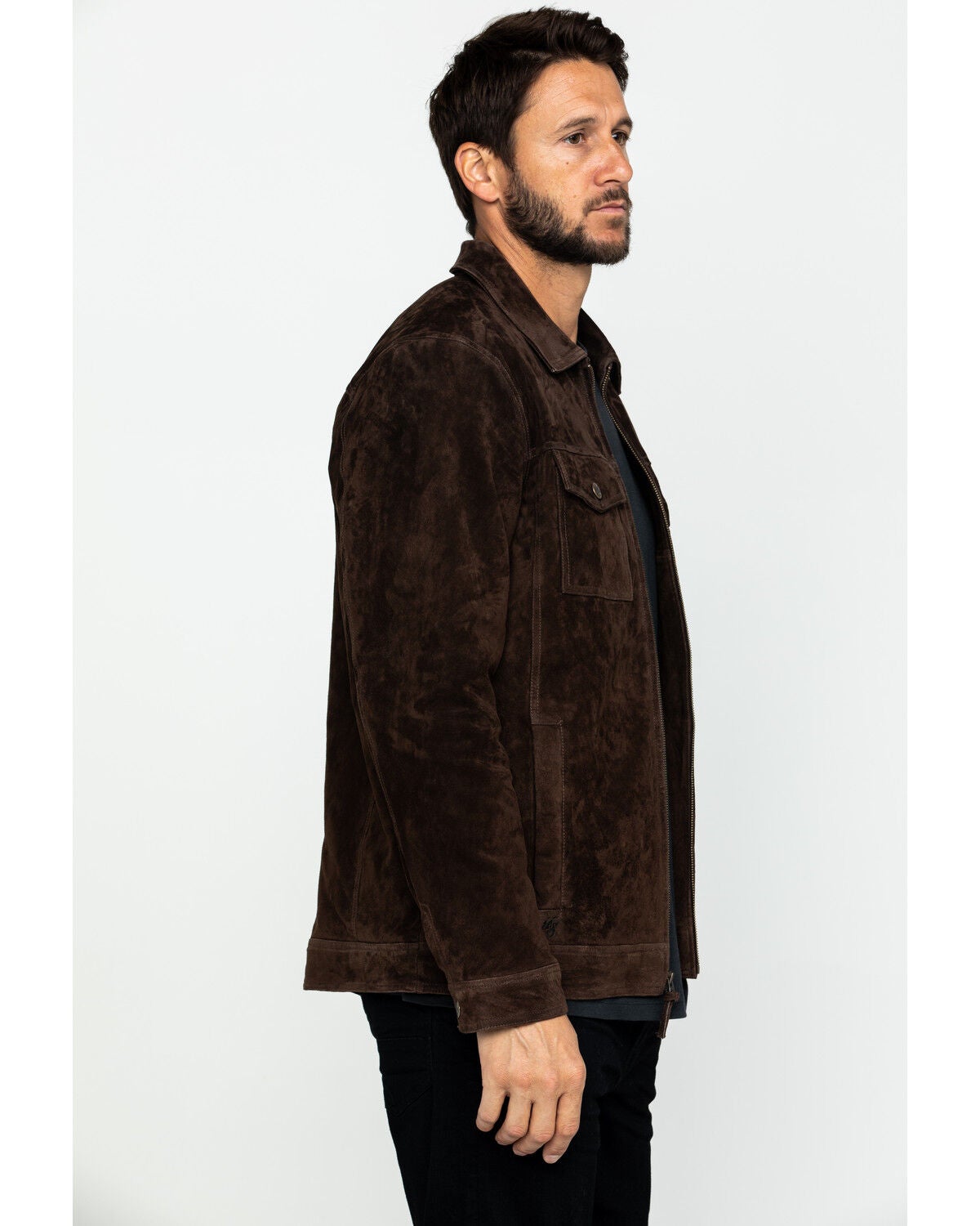 Image #3 - Moonshine Spirit Men's Roadie Suede Jacket , , hi-res