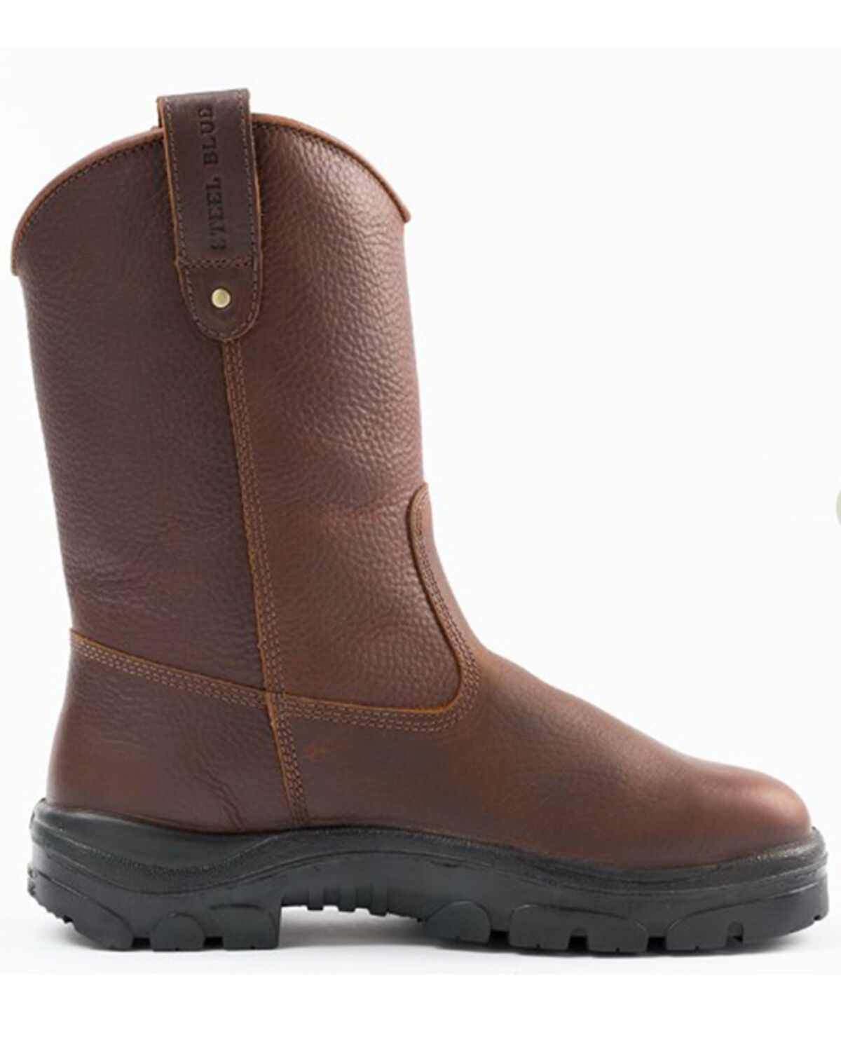 Image #2 - Steel Blue Men's 10" Heeler Waterproof Boots - Composite Toe, Brown, hi-res