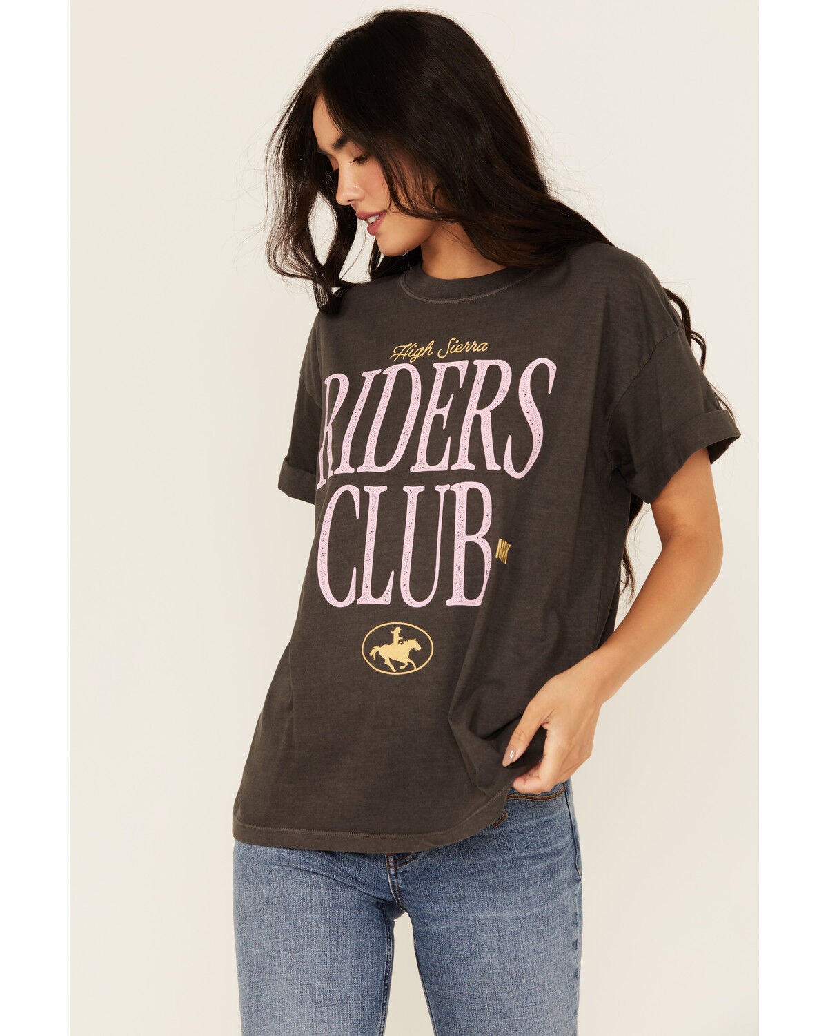 Girl Dangerous Women's Riders Club Short Sleeve Graphic Tee, Black, hi-res