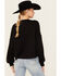 Image #4 - Rock & Roll Denim Women's Rhinestone Sweatshirt, Black, hi-res