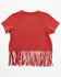 Image #3 - Shyanne Toddler Girls' Can't Be Tamed Short Sleeve Fringe Graphic Tee, Brick Red, hi-res