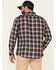 Flag & Anthem Men's Sarona Double Layer Dobby Plaid Long Sleeve Button Down Western Shirt, Navy, hi-res