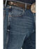 Image #2 - Wrangler Retro Men's Medium Wash Relaxed Fit Bootcut Stretch Denim Jeans - Long, Medium Wash, hi-res