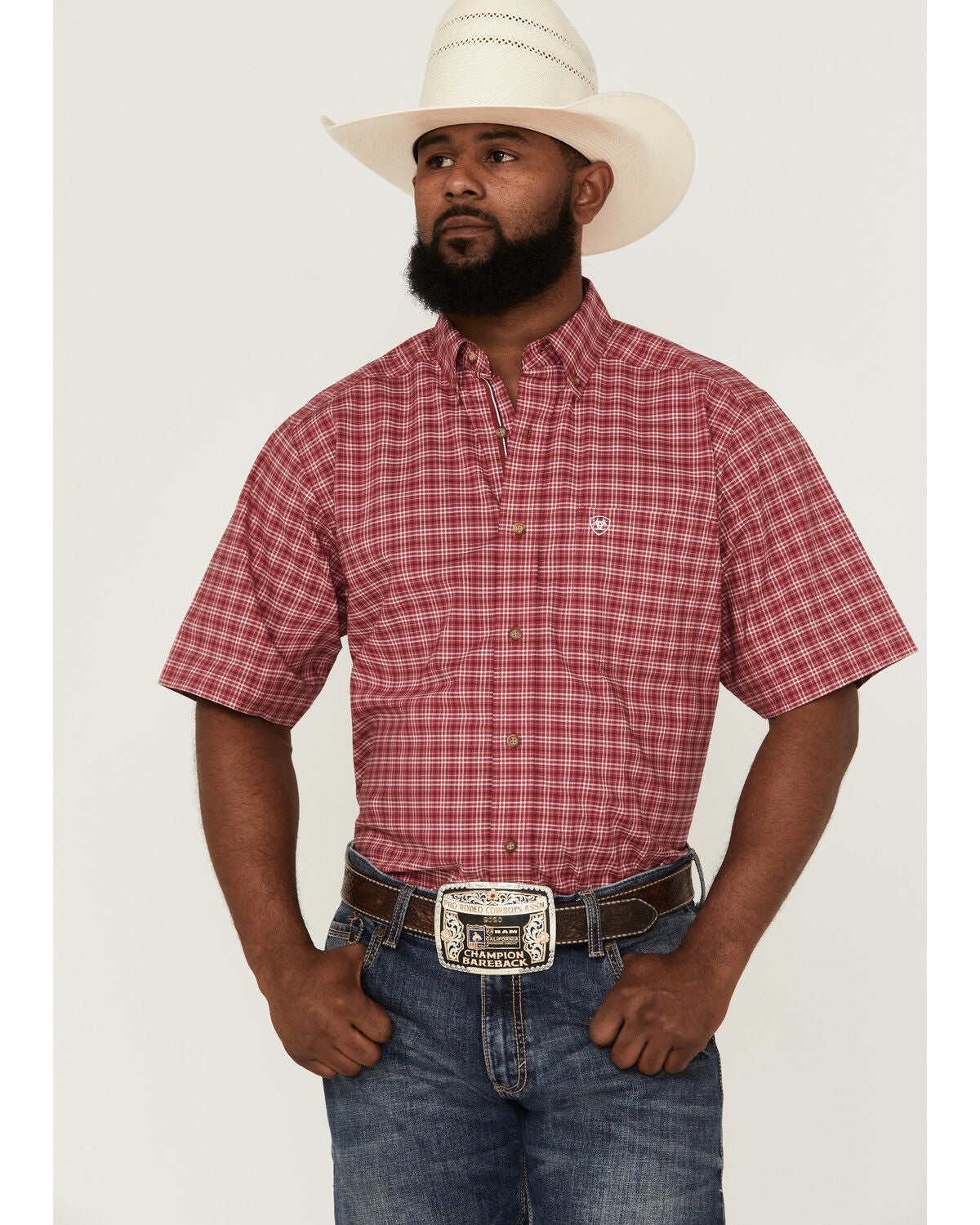 Ariat Men's Jairo Stretch Check Plaid 