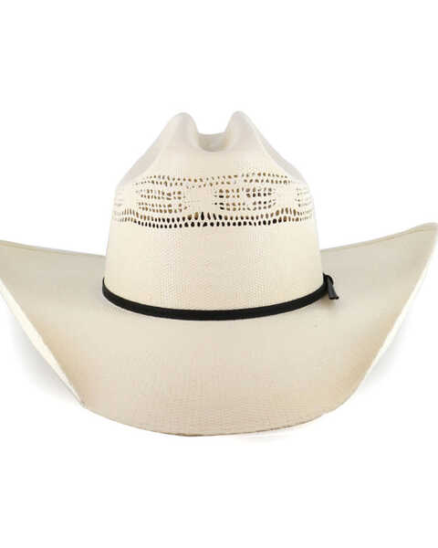Cody James Men's Cattleman's Crease Straw Cowboy Hat, Natural, hi-res
