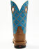 Image #5 - Twisted X Men's 12" Tech Western Performance Boots - Broad Square Toe, Blue, hi-res
