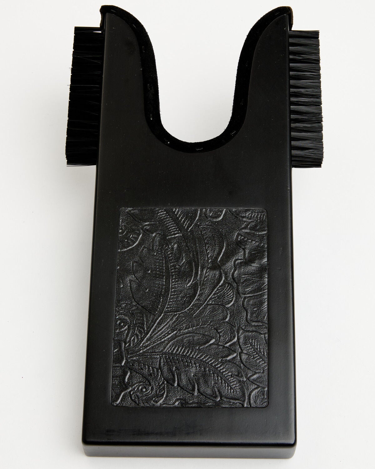 Image #2 - Boot Barn Floral Tooled Boot Jack with Scrubber, Black, hi-res