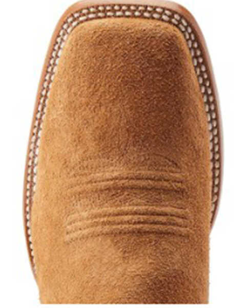 Image #3 - Ariat Men's Frontier Aloha Roughout Western Boots - Broad Square Toe, Brown, hi-res