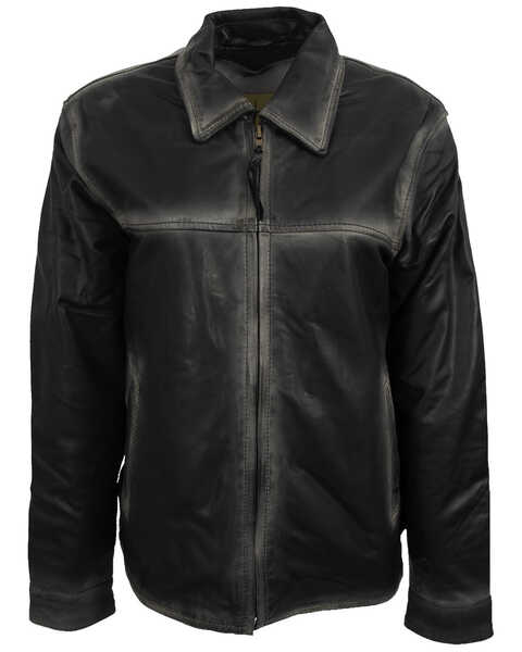 Image #1 - STS Ranchwear Women's Espresso Rifleman Leather Jacket, , hi-res