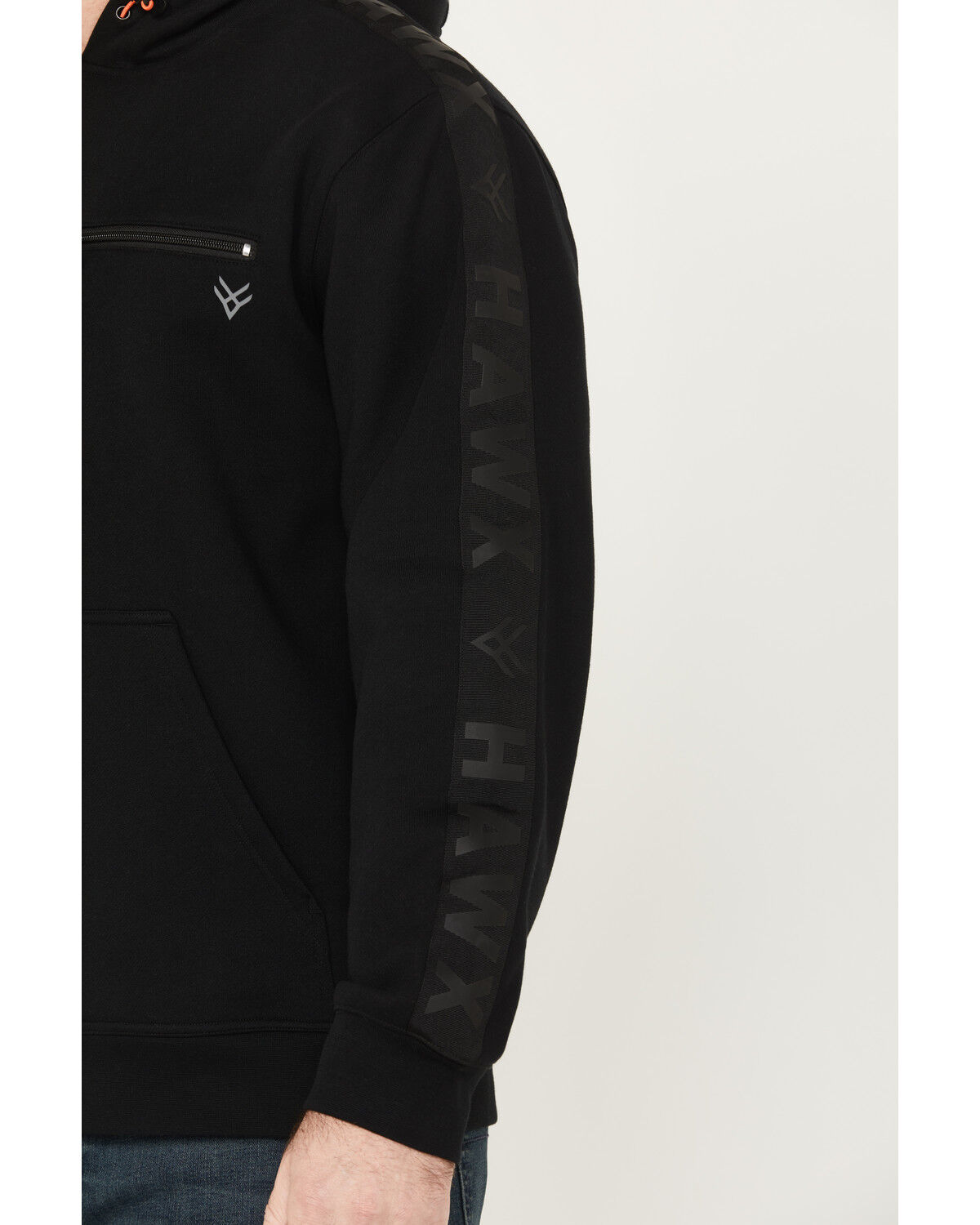 Image #3 - Hawx Men's Breaker Hooded Sweatshirt, Black, hi-res