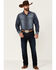 Image #1 - Ariat Men's M5 Newcastle Marshall Dark Wash Stretch Straight Leg Jeans, Blue, hi-res