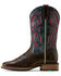 Image #5 - Ariat Women's San Angelo VentTEK 360 Performance Western Boots - Broad Square Toe, Chocolate, hi-res