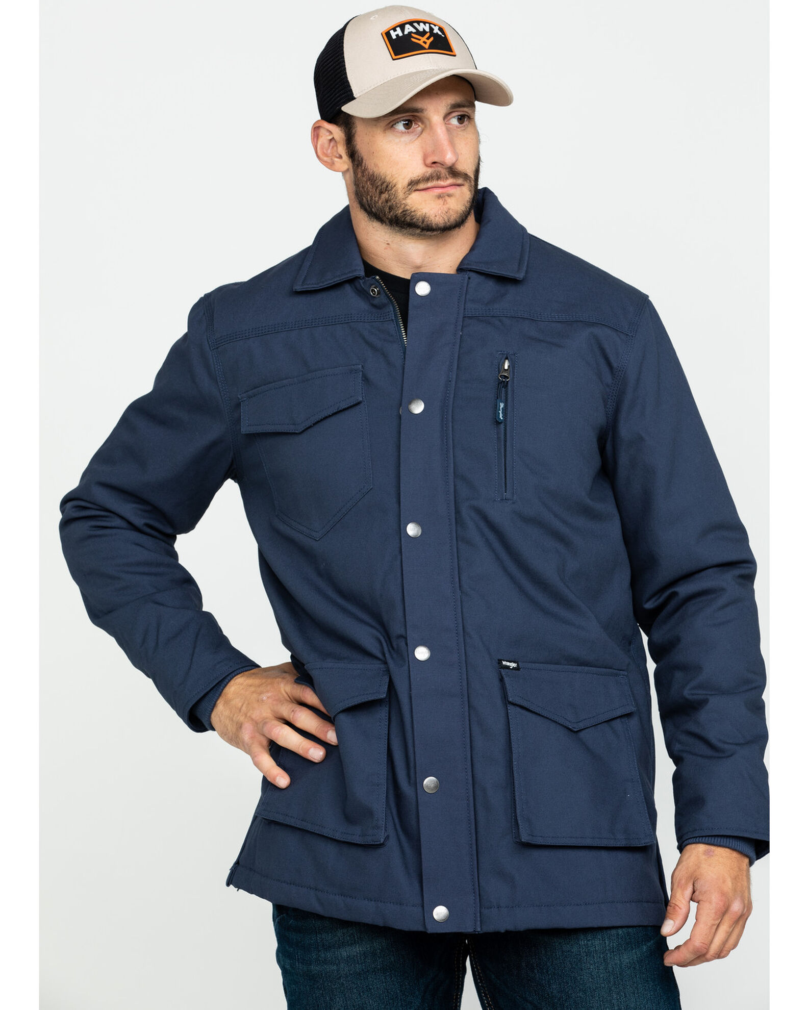 Wrangler Men s Ripstop Quilted Barn Coat Sheplers