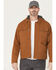 Image #1 - Lucky Brand Workwear Men's Canvas Hooded Trucker Jacket, Bronze, hi-res