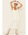 Image #1 - Show Me Your Mumu Women's Summerly Midi Crochet Dress, White, hi-res