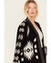 Image #2 - Idyllwind Women's Mamie Southwestern Print Cardigan, Black, hi-res