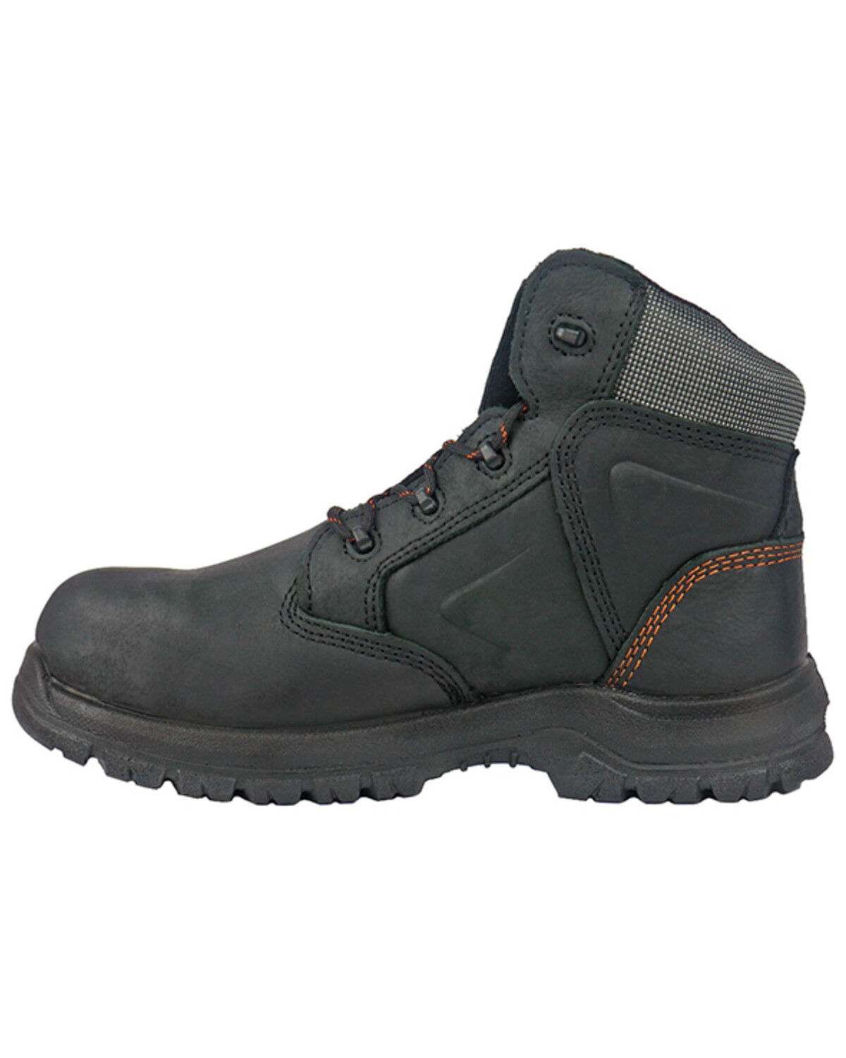 Image #3 - Hoss Men's Prowl 6" Metguard Lace-Up Boots - Composite Toe, Black, hi-res