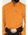 Image #3 - RANK 45® Men's Solid Roughie Tech Long Sleeve Snap Western Shirt, Gold, hi-res