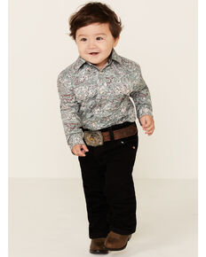 Wrangler Toddler Boys' Cowboy Cut Jeans - Black  - 1T-3T, Black, hi-res