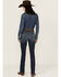 Kimes Ranch Women's Dark Wash Sarah Slim Bootcut Jeans, Blue, hi-res