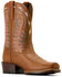 Image #1 - Ariat Women's Salina Performance Western Boots - Square Toe, Tan, hi-res