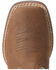 Ariat Girls' Storm Western Boots - Broad Square Toe, Brown, hi-res
