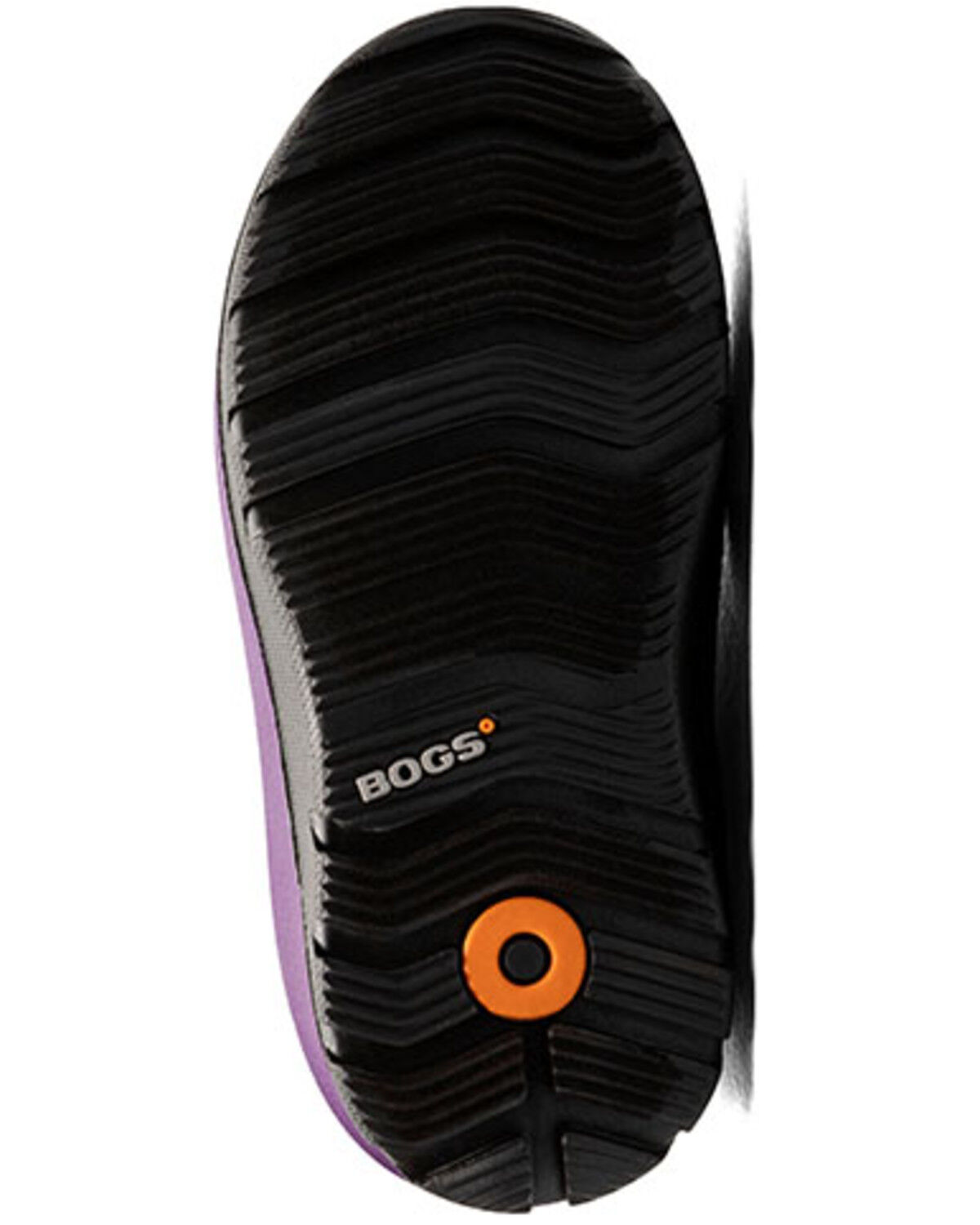 Image #7 - Bogs Girls' Neo-Classic Joyful Jungle Rubber Boots - Round Toe, Purple, hi-res