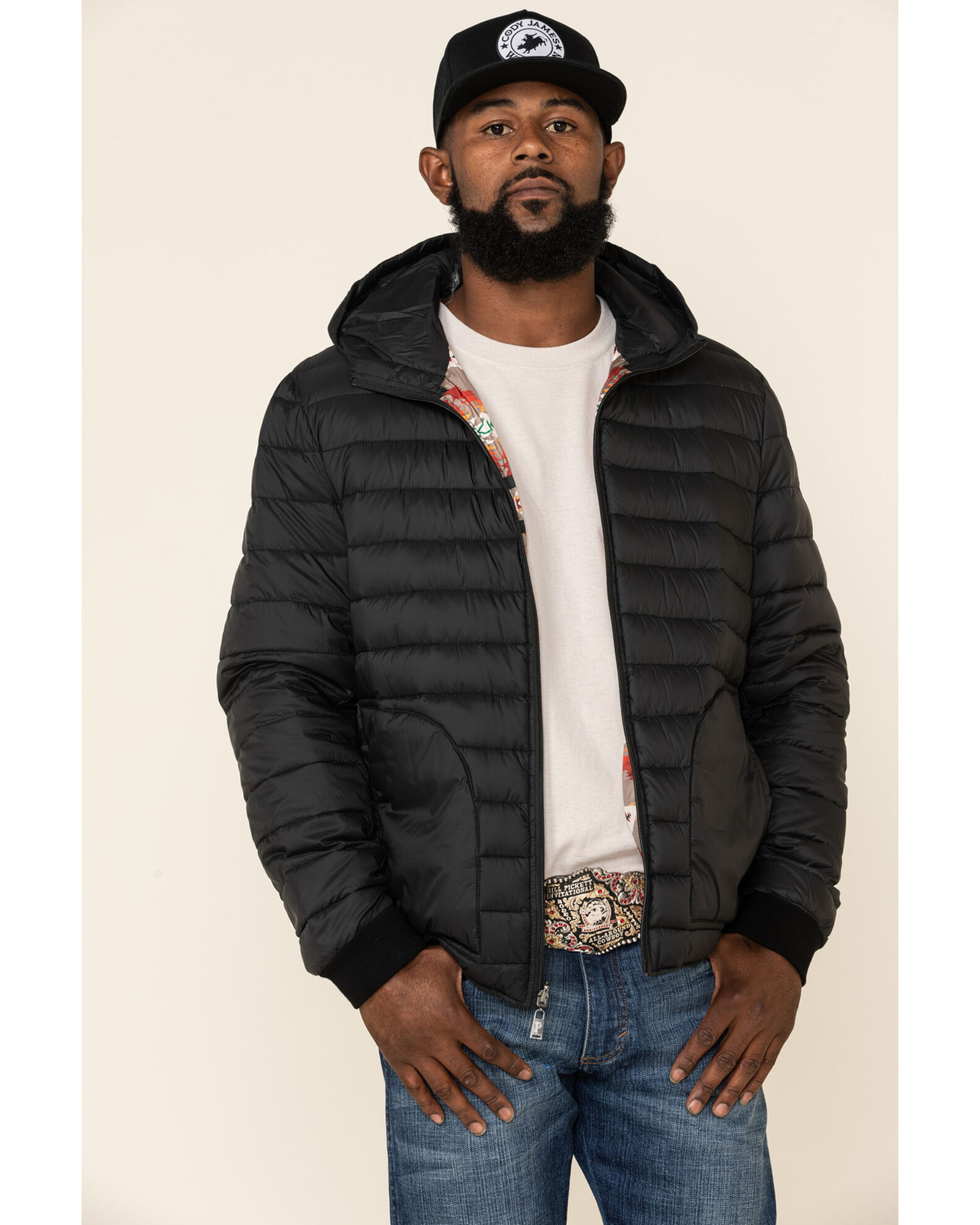 Pendleton Men s Multi Tucson Packable Hooded Reversible Down Jacket Sheplers