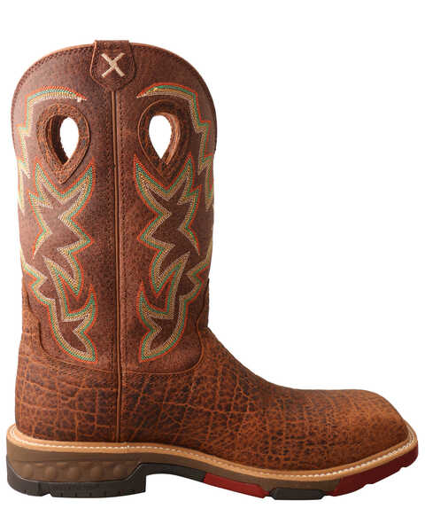 Image #2 - Twisted X Men's Tan Western Work Boots - Composite Toe, Tan, hi-res