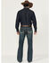 Image #3 - Rock & Roll Denim Men's Pistol Medium Wash Bootcut Rigid Denim Jeans, Medium Wash, hi-res