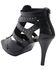 Image #8 - Milwaukee Performance Women's Studded Ankle Strap Sandals, Black, hi-res