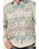 Image #3 - Wrangler Retro Men's Premium Southwestern Print Long Sleeve Snap Western Shirt, Cream, hi-res