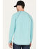 Image #4 - Cody James Men's FR Solid Long Sleeve Raglan Work T-Shirt , Teal, hi-res