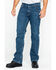 Wrangler Retro Men's FR Advanced Comfort Slim Bootcut Work Jeans , Blue, hi-res