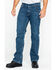 Image #5 - Wrangler Retro Men's FR Advanced Comfort Slim Bootcut Work Jeans , Blue, hi-res