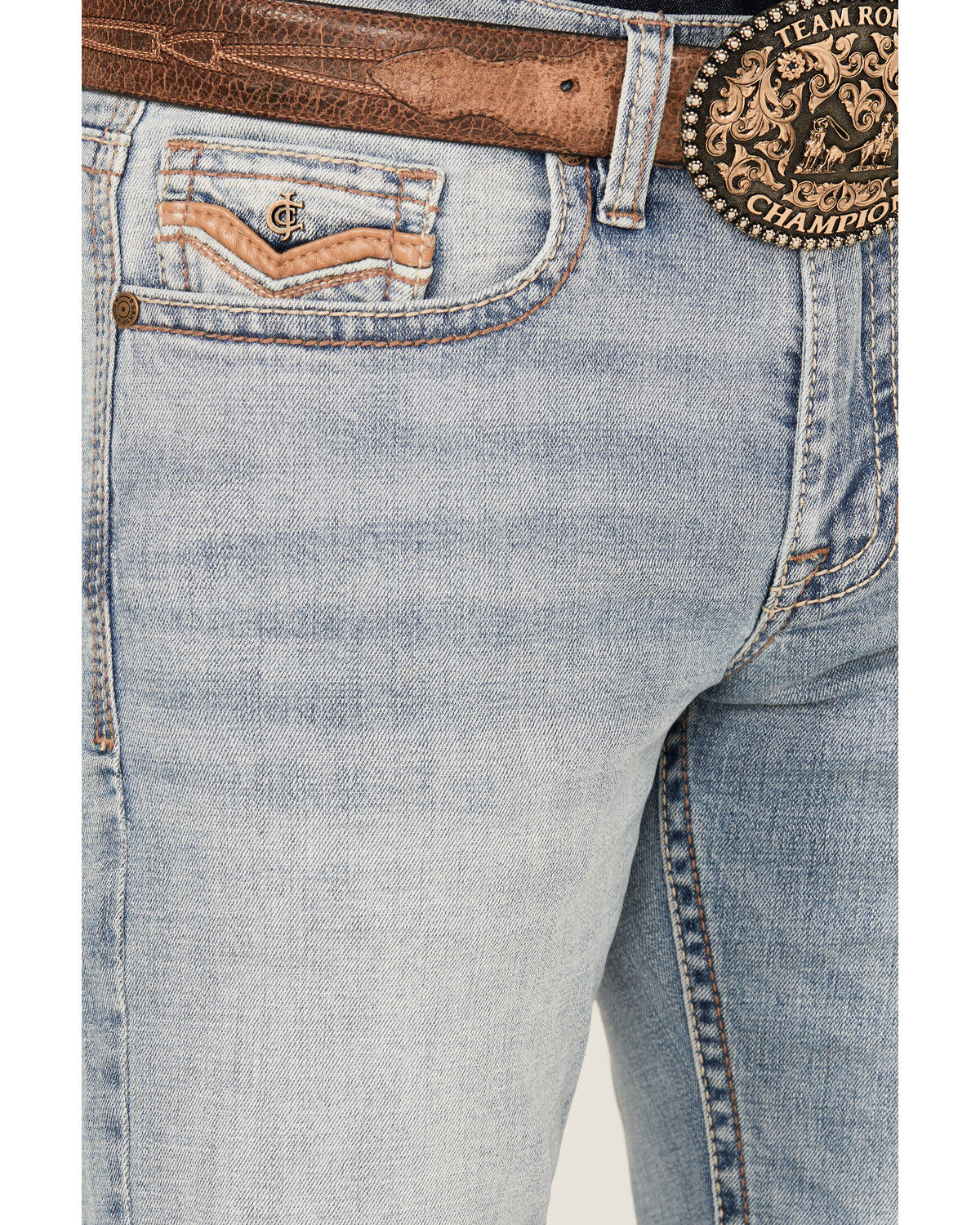 Image #2 - Cody James Men's Jackson Slim Straight Stretch Denim Jeans, Blue, hi-res