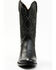 Image #4 - Lucchese Men's Cowhide Western Boots - Round Toe, Black, hi-res