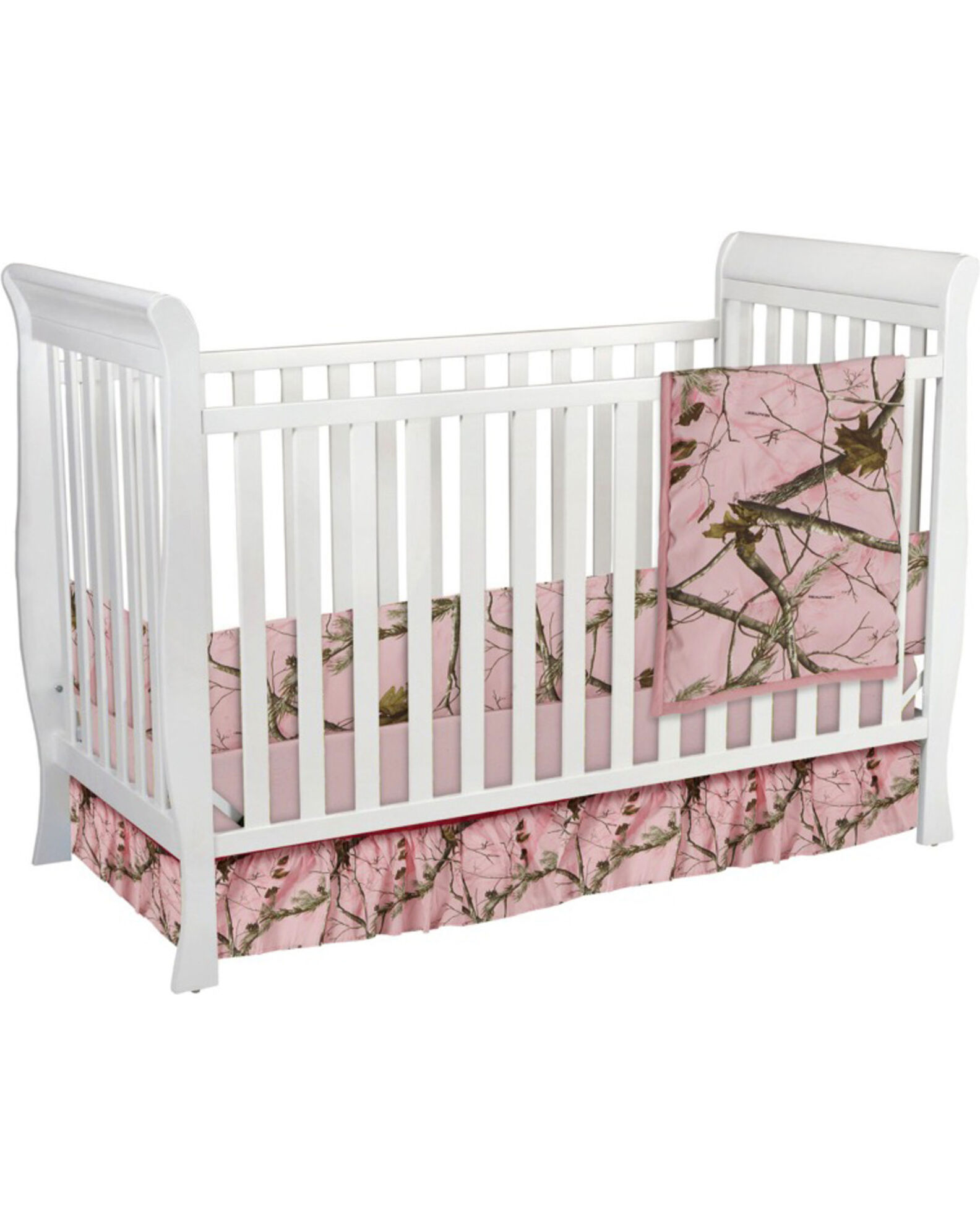 Pink camo baby bedding on sale